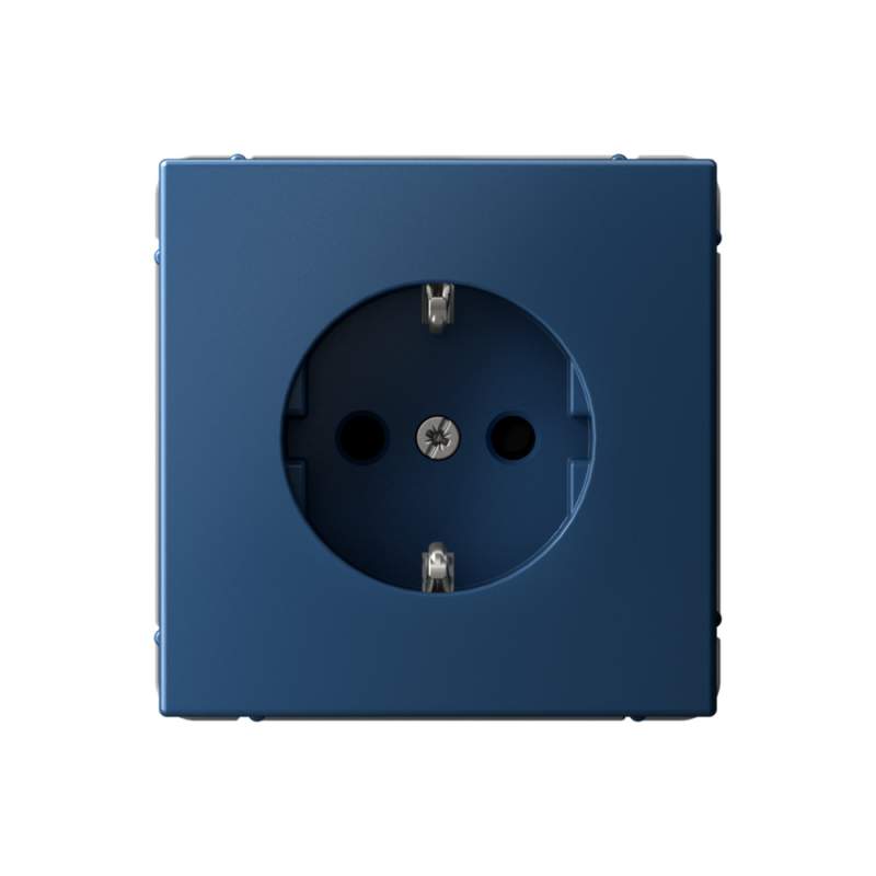 Розетка Systeme Electric серии ArtGallery с заземлением со шторками, 16А, механизм, АКВАМАРИН GAL001145  фото | Capital Power - инженерные системы