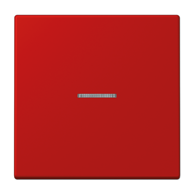 Клавиша Jung Les Couleurs® Le Corbusier rouge vermillon 31 для выключателя/кнопки с окошком для подсветки LC990KO532090 LC990KO532090  фото | Capital Power - инженерные системы