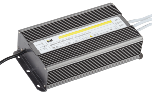Драйвер LED ИПСН-PRO 200Вт 12 В блок- шнуры IP67 IEK LSP1-200-12-67-33-PRO  фото | Capital Power - инженерные системы