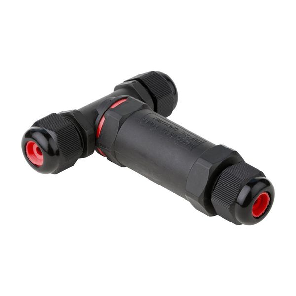 Кабельный коннектор Т-образный (клеммник 3PIN) IP68 FreeTools PLC-UAC-CB3T  фото | Capital Power - инженерные системы