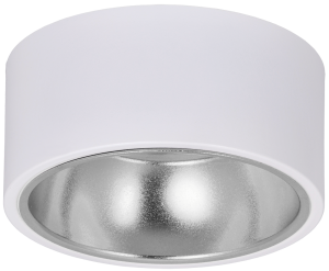 LIGHTING Светильник 4017 накладной потолочный под лампу GX53 белый/хром IEK LT-UPB0-4017-GX53-1-K54  фото | Capital Power - инженерные системы