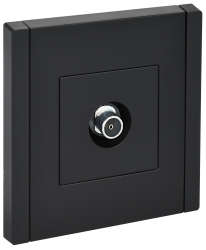 Розетка TV оконечная FP128 черный IEK серии FORTE&PIANO FP-A10-O-K02  фото | Capital Power - инженерные системы