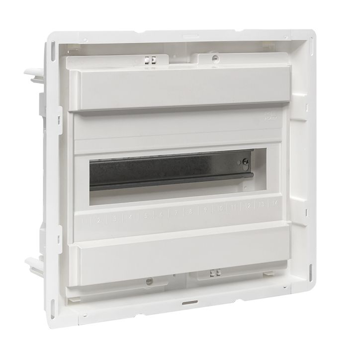 Основание силового щита "Nova" (с DIN-рейками) 12 модулей IP40 EKF NV-PBASE-12  фото | Capital Power - инженерные системы