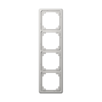 Рамка Jung CD Plus Светло-серый 4 поста CDP584LG CDP584LG  фото | Capital Power - инженерные системы