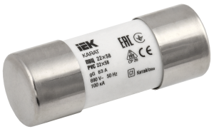 Плавкая вставка цилиндрическая ПВЦ 22х58 63А KARAT IEK MFL30-063  фото | Capital Power - инженерные системы