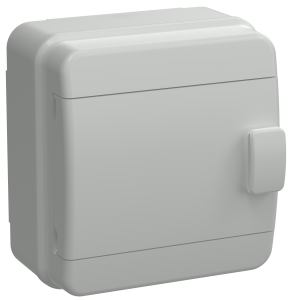 TEKFOR Корпус пластиковый КМПн-6 IP65 серая непрозрачная дверь IEK TF5-KP73-N-06-65-K03-K03  фото | Capital Power - инженерные системы