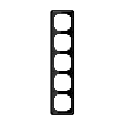 Рамка Jung CD Plus Черный 5 постов CDP585SW CDP585SW  фото | Capital Power - инженерные системы