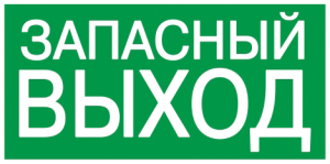 Этикетка самоклеящаяся 200х100мм "ЗАПАСНЫЙ ВЫХОД" IEK YPC30-2010ZAPV  фото | Capital Power - инженерные системы