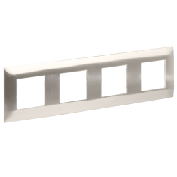 Рамка 4-местная SK-F34N металл никель IEK серии SKANDY SK-M42-M-K50  фото | Capital Power - инженерные системы
