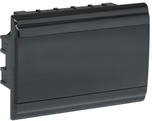 PRIME Корпус пластиковый ЩРВ-П-12 модулей встраиваемый черный IP41 IEK MKP13-V-01-12-41-K02  фото | Capital Power - инженерные системы