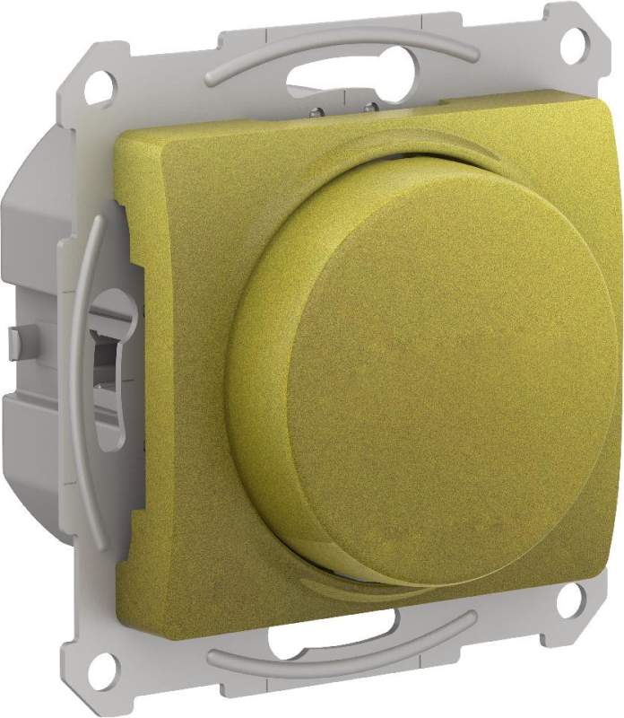 Диммер Systeme Electric серии Glossa, LED, RC, 400Вт, мех., ФИСТАШКОВЫЙ GSL001023  фото | Capital Power - инженерные системы