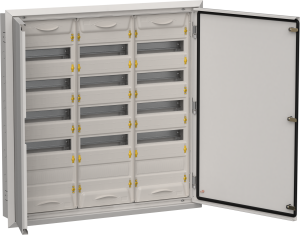 TITAN 5 Корпус металлический ЩРв-180 (3х60) 880х885х130мм IP31 серый (две двери) IEK TI5-50-V-3X060-31-7035  фото | Capital Power - инженерные системы