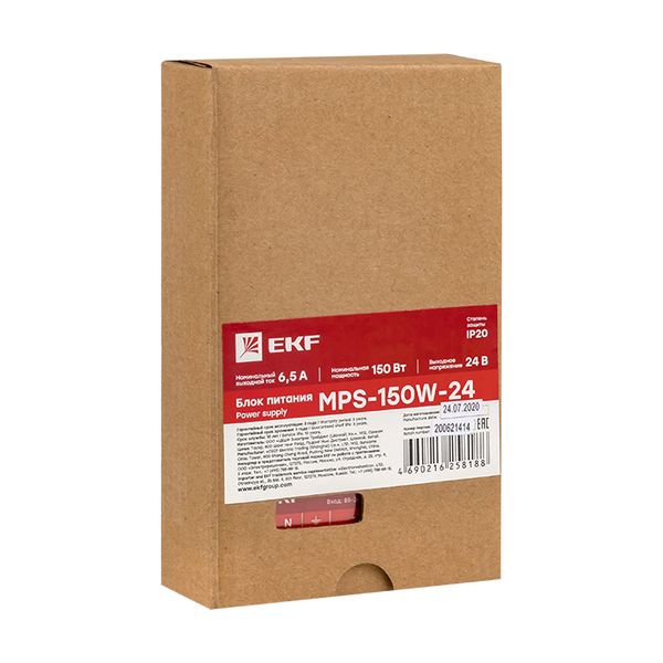 Блок питания 24В MPS-150W-24 EKF Proxima mps-150w-24  фото | Capital Power - инженерные системы