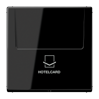 Накладка карточного выключателя Jung LS серия черный HOTELCARD LS590CARDSW LS590CARDSW  фото | Capital Power - инженерные системы