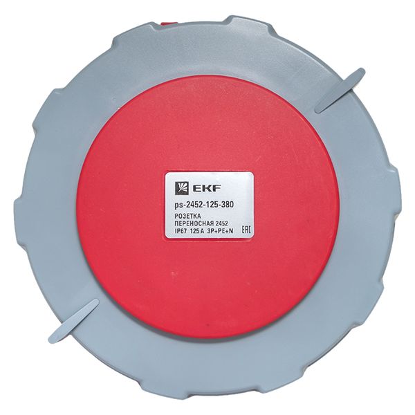 Розетка переносная 2452 3Р+РЕ+N 125А 380В IP67 EKF PROxima PS-2452-125-380  фото | Capital Power - инженерные системы