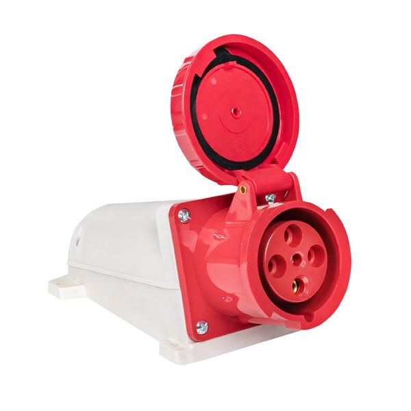 Розетка стационарная наружная 134 3Р+РЕ 63А 380В IP67 EKF PS-134-63-380  фото | Capital Power - инженерные системы