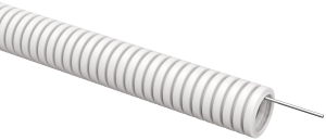 ELASTA Труба гофрированная ПВХ d=25мм с зондом белая (50м) IEK ET-TG21-121-025-050-K01  фото | Capital Power - инженерные системы