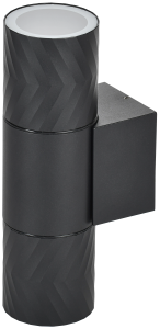 LIGHTING Светильник уличный 5108 настенный под лампу 2хGU10 IP65 черный IEK LT-UBU0-5108-GU10-2-K02  фото | Capital Power - инженерные системы