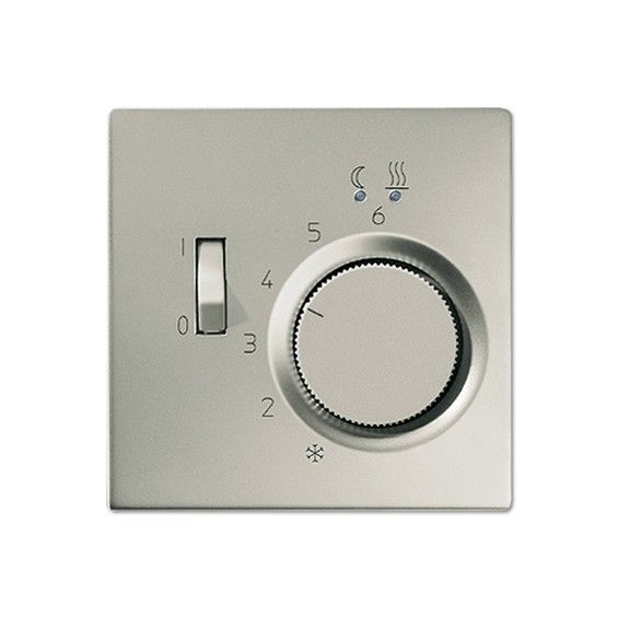 Накладка Jung LS серия Edelstahl регулятора теплого пола(мех.FTR231U) ESFTR231PL ESFTR231PL  фото | Capital Power - инженерные системы
