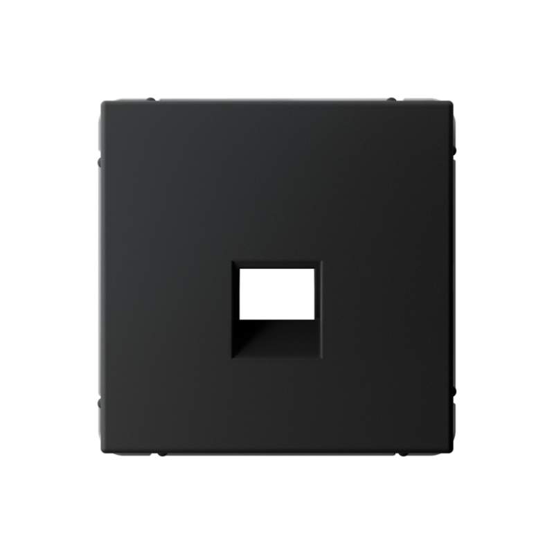 Накладка типа keystone Systeme Electric серии ArtGallery, КАРБОН GAL001084  фото | Capital Power - инженерные системы