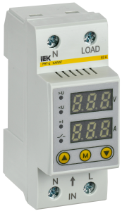Реле напряжения и тока РНТ-д однофазное 36мм 63А IEK IVC21-1-63  фото | Capital Power - инженерные системы