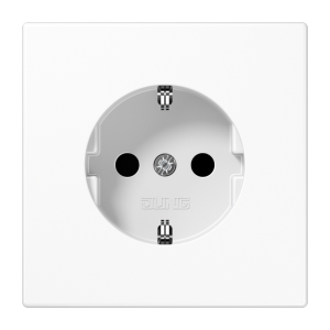 Розетка Jung LS серия с заземлением 16А/250В LS1520WW LS1520WW  фото | Capital Power - инженерные системы