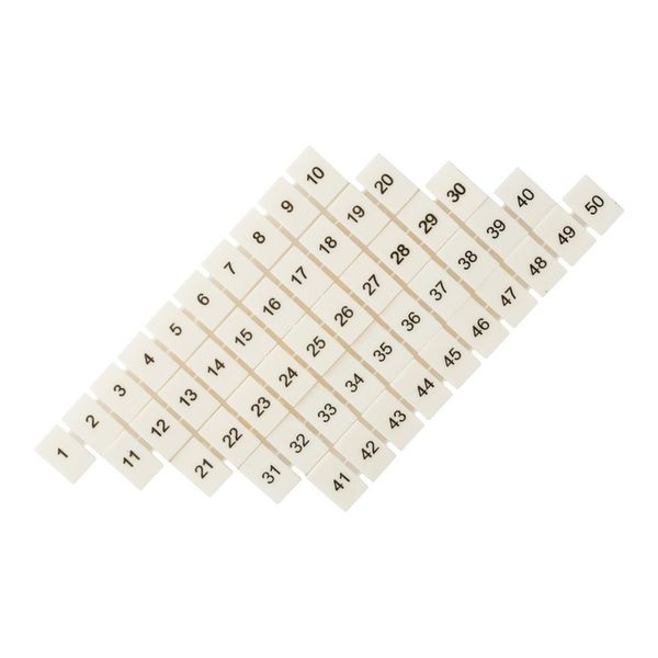 Маркеры для JXB-ST-push-in 2,5 с нумерацией 1-50 (100 шт,) EKF PROxima ZB-ST-2.5-1-50  фото | Capital Power - инженерные системы