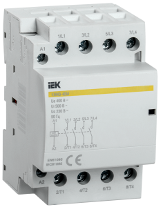 Контактор модульный КМ40-40М AC/DC IEK MKK21-40-40  фото | Capital Power - инженерные системы