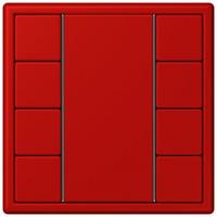 Кнопочный модуль КNX Jung Les Couleurs® Le Corbusier rouge vermillon 31 F 50 с четырьмя парами кнопок LC504TSA32090