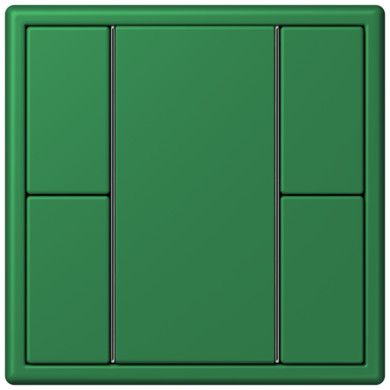 Кнопочный модуль КNX Jung Les Couleurs® Le Corbusier vert fonce F 50 с двумя парами кнопок LC502TSA32050 LC502TSA32050  фото | Capital Power - инженерные системы