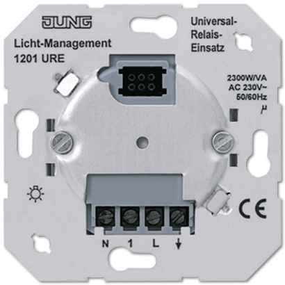 Электронный выключатель Jung SL серия 1-канальный(необходима нейтраль) 1201URE 1201URE  фото - Capital Power - Инженерные системы для любимой столицы