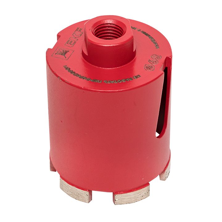 Коронка алмазная для дрелей с микроударом DCH-68MH Micro Hit Laser M16 EKF Professional dch-68-mh-m16  фото | Capital Power - инженерные системы