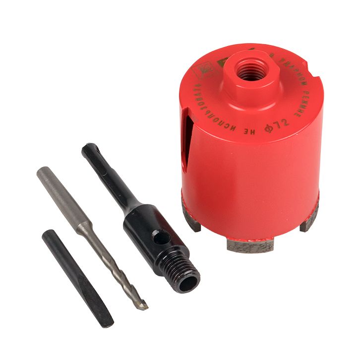 Коронка алмазная DCH-72 Laser M16 SDS-Plus EKF Expert dch-72-m16  фото | Capital Power - инженерные системы