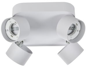 LIGHTING Светильник 4044 накладной потолочный под лампу 4хGX53 белый IEK LT-UPB0-4044-GX53-1-K01  фото | Capital Power - инженерные системы