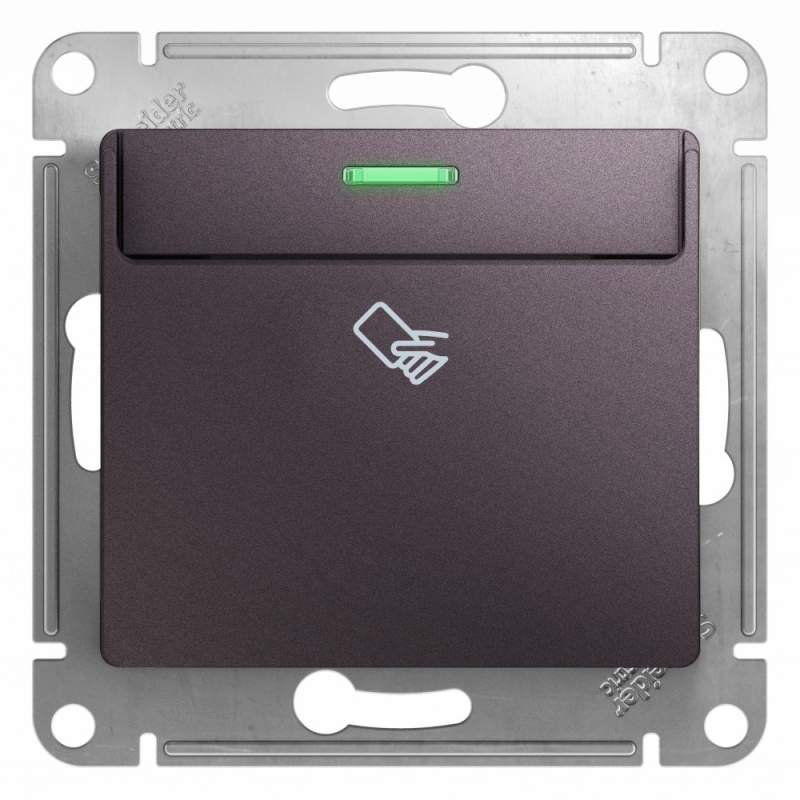 Выключатель карточный Systeme Electric серии Glossa,10AX, механизм, СИРЕНЕВЫЙ ТУМАН GSL001469  фото | Capital Power - инженерные системы