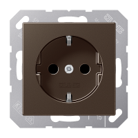 Розетка Jung CD серия Коричневый б/з CD511BR CD511BR  фото | Capital Power - инженерные системы