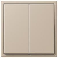 Клавиша Jung Les Couleurs® Le Corbusier ombre naturelle claire для двухклавишного выключателя LC99532142