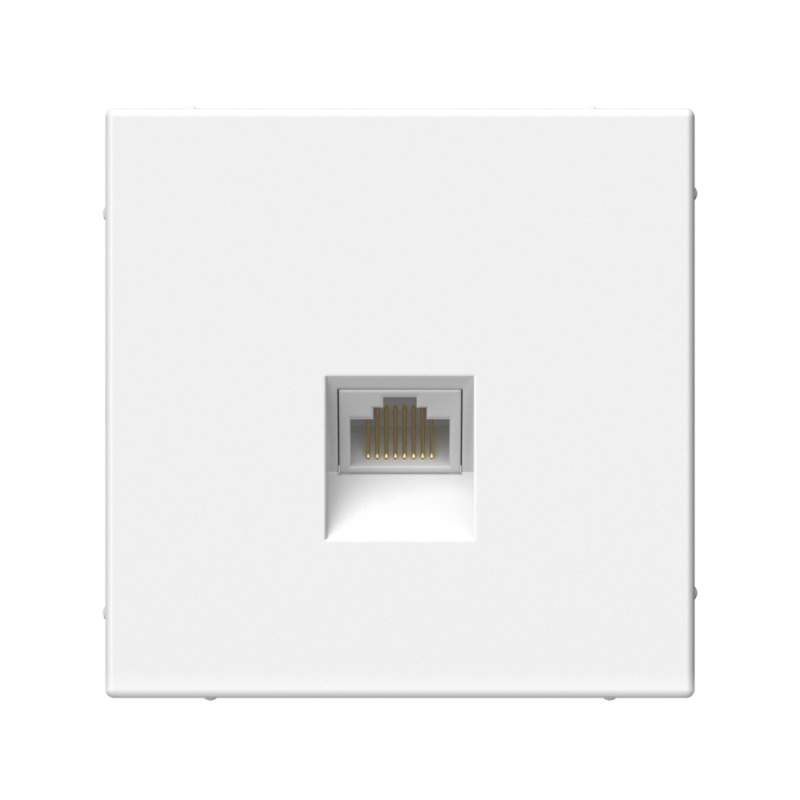 Розетка Systeme Electric серии ArtGallery компьютерная RJ45, кат. 6A, механизм, БЕЛЫЙ GAL000186  фото | Capital Power - инженерные системы