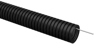 ELASTA Труба гофрированная ПВХ d=50мм с зондом черная (15м) IEK ET-TG21-121-050-015-K02  фото | Capital Power - инженерные системы