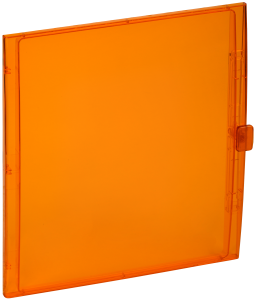 TEKFOR Дверца для корпуса пластикового КМПн-54 IP65 оранжевая прозрачная IEK TF-KP72D-DV-54-K09  фото | Capital Power - инженерные системы