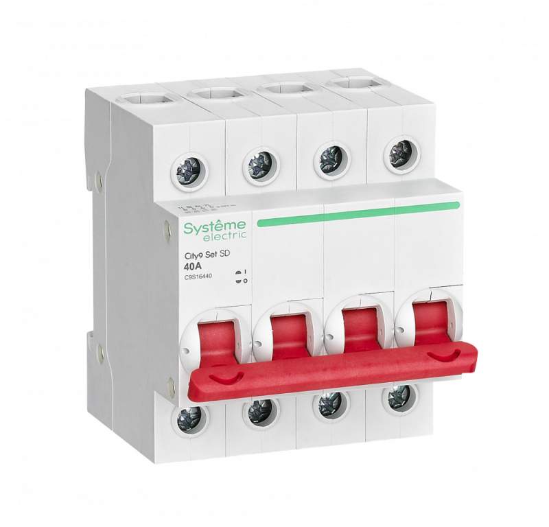 City9 Set Выключатель нагрузки (ВН) 4P 40А 400В C9S16440  фото | Capital Power - инженерные системы