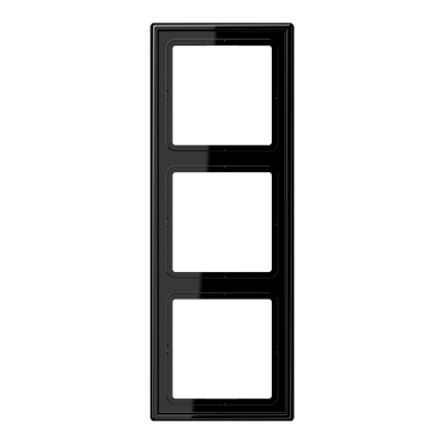 Рамка Jung LS 990 Черный 3 поста LS983SW LS983SW  фото | Capital Power - инженерные системы