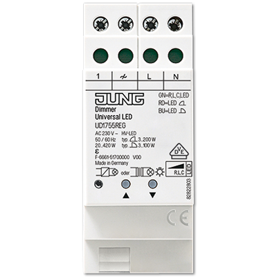 Диммер Jung универсальный LED UD1755REG UD1755REG  фото | Capital Power - инженерные системы