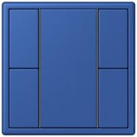 Кнопочный модуль КNX Jung Les Couleurs® Le Corbusier F 50 bleu outremer 59 с двумя парами кнопок LC502TSA4320K