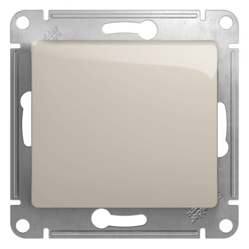 Выключатель кнопочный Systeme Electric серии Glossa,сх.1,10AX, механизм,МОЛОЧНЫЙ GSL000915  фото | Capital Power - инженерные системы