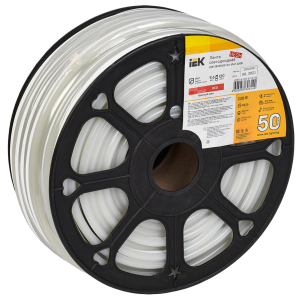 Лента светодиодная "неон" 50м LSR-2835R120-9,6-IP67-220В IEK LSR5-6-120-67-0-50  фото | Capital Power - инженерные системы