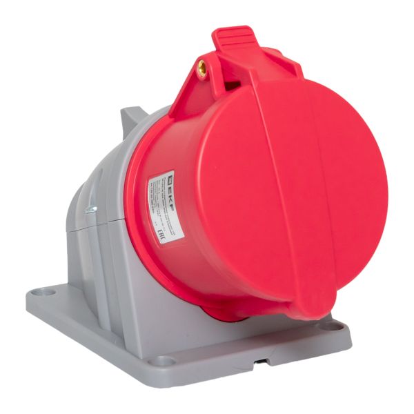 Розетка стационарная наружная 125 3Р+РЕ+N 32А 380В IP44 EKF PROXIMA PS-125-32-380-PRO  фото | Capital Power - инженерные системы