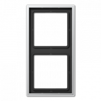 Рамка Jung LS 990 Алюминий 2 поста AL2982 AL2982  фото | Capital Power - инженерные системы