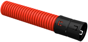 ELASTA Труба гофрированная двустенная ПНД d=63мм красная (25м) IEK EA-TG22-2-2-2-063-025-K04  фото | Capital Power - инженерные системы