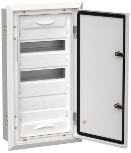 TITAN 5 Корпус металлический ЩРв-36 (1х36) 630х365х130мм IP31 белый (одна дверь) IEK TI5-50-V-036-31  фото | Capital Power - инженерные системы